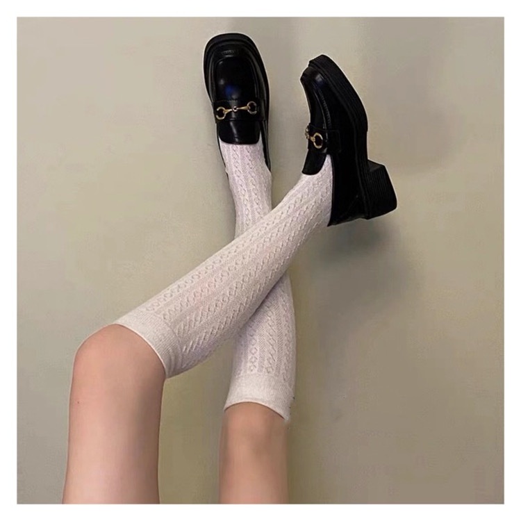 Vớ lolita kiểu khoét rỗng kim cương phong cách Nhật Bản xinh xắn cho nữ