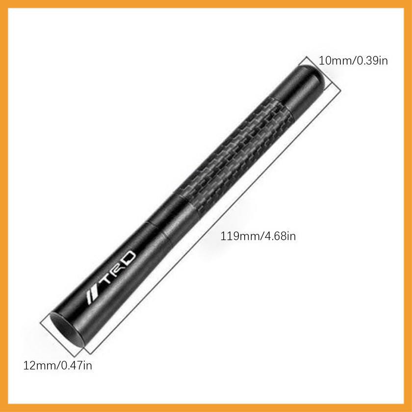 Ăng ten sợi carbon 12cm - Ăng ten thay thế cho xe ô tô - Vạn Dặm Bình An