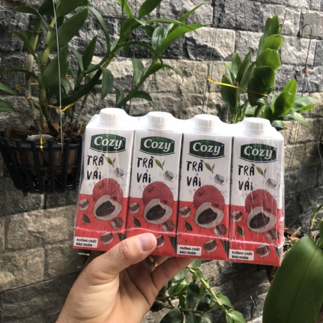 Trà Cozy Vải 225ml Combo 4 hộp