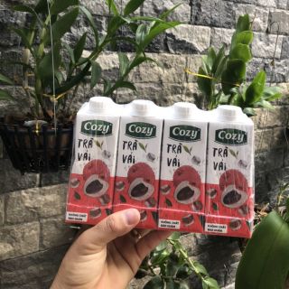 Trà Cozy Vải 225ml Combo 4 hộp