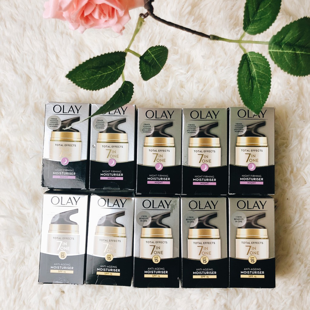 OLAY UK Kem dưỡng da chống 7 dấu hiệu lão hoá Olay total Effect hàng UK Anh Quốc