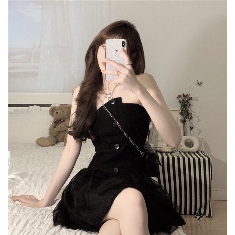 Đầm/Váy xoè đuôi phong cách hàn quốc | BigBuy360 - bigbuy360.vn