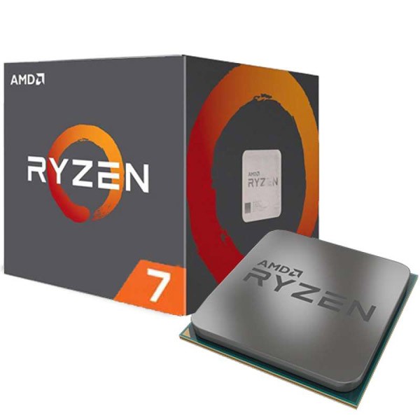 CPU AMD Ryzen 7 2700 (3.2GHz turbo up to 4.1GHz, 8 nhân 16 luồng, 16MB Cache, 65W) - Socket AM4