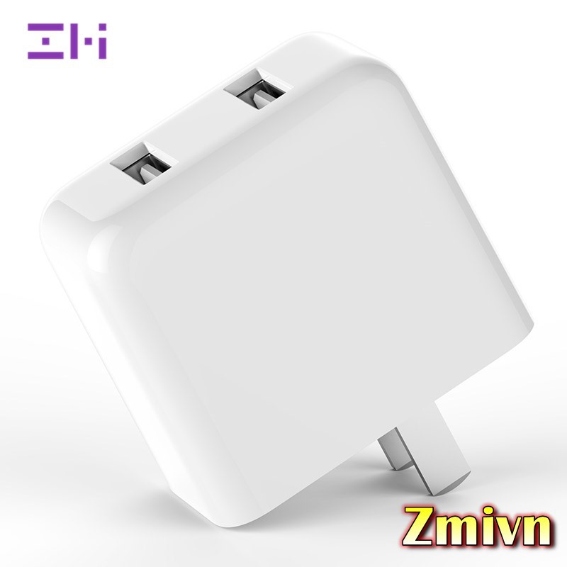 Củ sạc nhanh QC 3.0 2 cổng ZMI -  Cốc Sạc Xiaomi ZMI