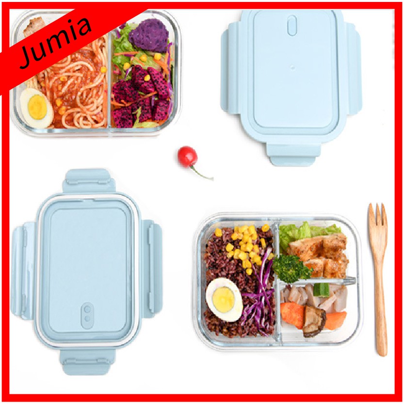Hộp cơm thủy tinh 1040ml có phân 3 ngăn