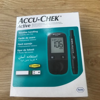 Máy đo đường huyết Accu Chek Active( hàng Đức - bảo hành trọn đời)