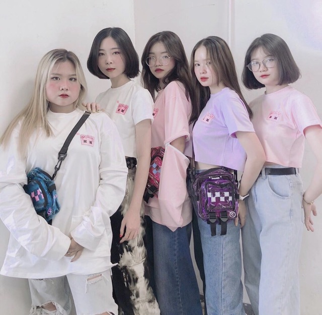 [KÈM ẢNH THẬT+VIDEO] ÁO CROPTOP FORM RỘNG IN HÌNH BANAWA