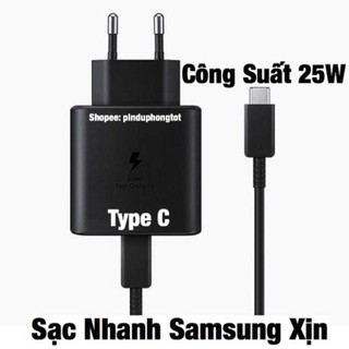 Củ Sạc Nhanh 25W Samsung Xịn Type C
