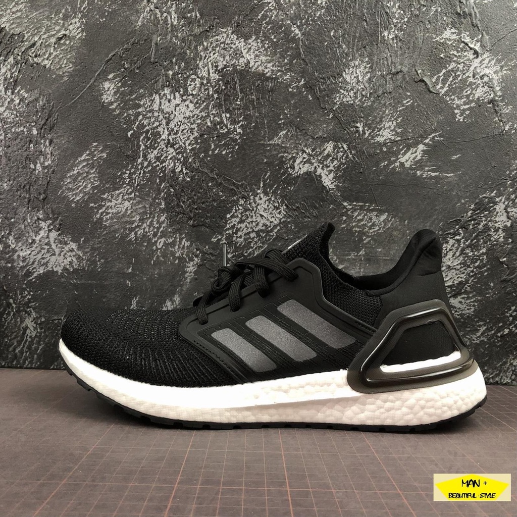 Giày thể thao nam nữ Ultra Boost 6.0 đen vạch xám bản 2020 hot hit, năng động, êm nhẹ
