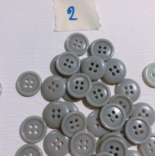 Combo 10 nút áo,khuy áo,cúc áo màu (phụ kiện may vá, trang trí quần áo,Handmade,DIY)