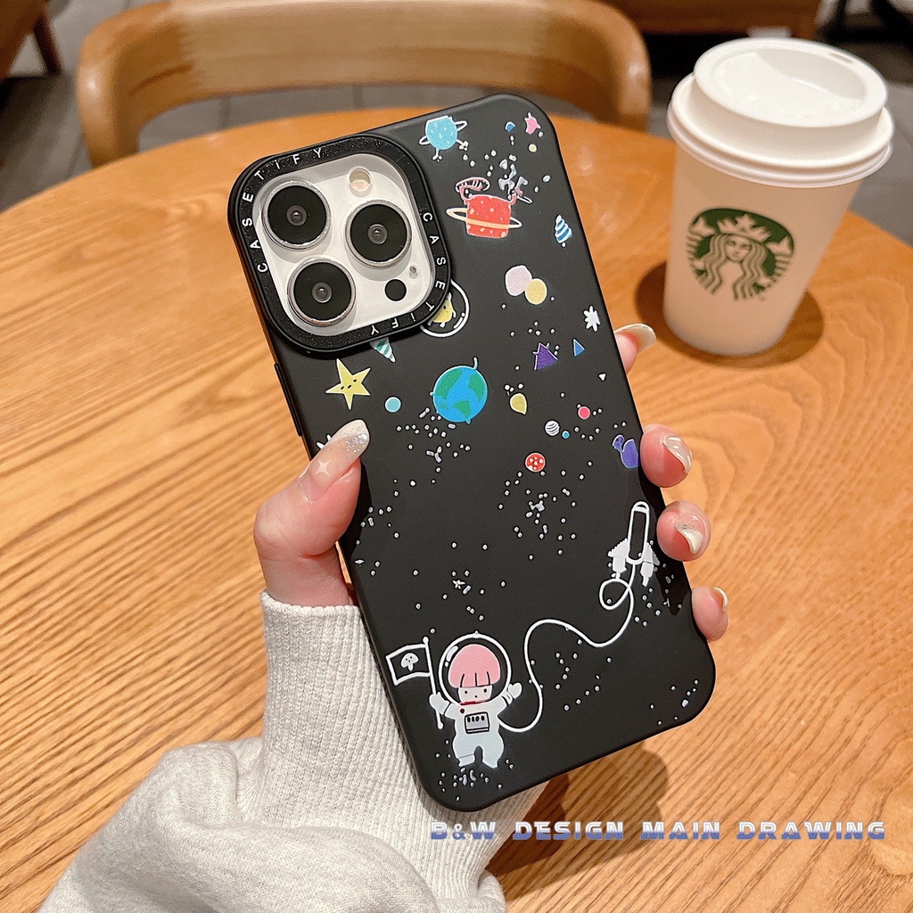 Ốp Điện Thoại Silicon Họa Tiết Phi Hành Gia Cho iPhone 13 12 11 Pro MAX IX XS MAX XR 6 7 8 Plus