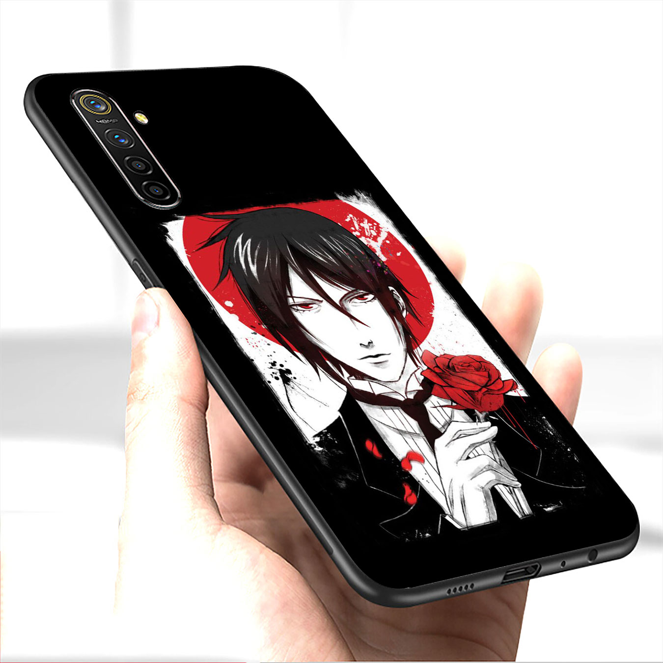 Ốp Điện Thoại Silicon Mềm Hình Anime Black Butler Kuroshitsuji Cho Oppo Realme C3 C2 6 5 5i 5s 3 Pro 2 A5 Q Xt Xt