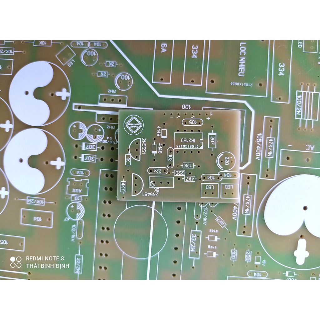 PCB - BO NGUỒN ĐÔI 55V-0-55V CHO AMPLY MAIN ĐẨY CÔNG SUẤT DÀN ÂM THANH 750W