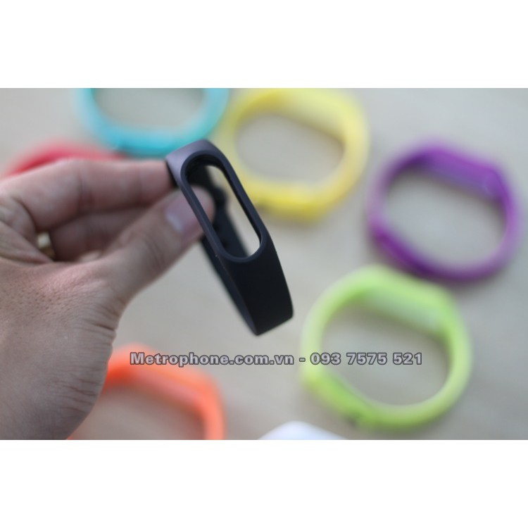 DÂY ĐEO XIAOMI MI BAND 2 ( DÂY ĐEO NHỰA MÀU SẮC )