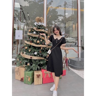 ĐẦM MIDI FORM A PHỐI CỔ BEGIE