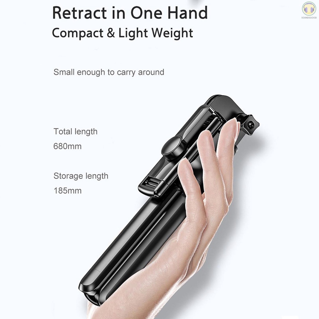 Gậy Selfie Sg S03 Với Gậy Ba Chân 0.1s Có Thể Kéo Dài Và Điều Chỉnh Không Dây 245 Cho Điện Thoại / Máy Ảnh | BigBuy360 - bigbuy360.vn