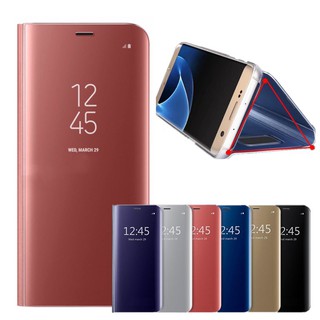 Ốp lưng da nắp gập mặt gương cho Samsung S6 Edge/G925
