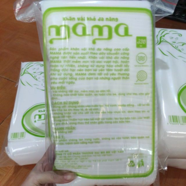 Combo khăn vải đa năng Mama 300g