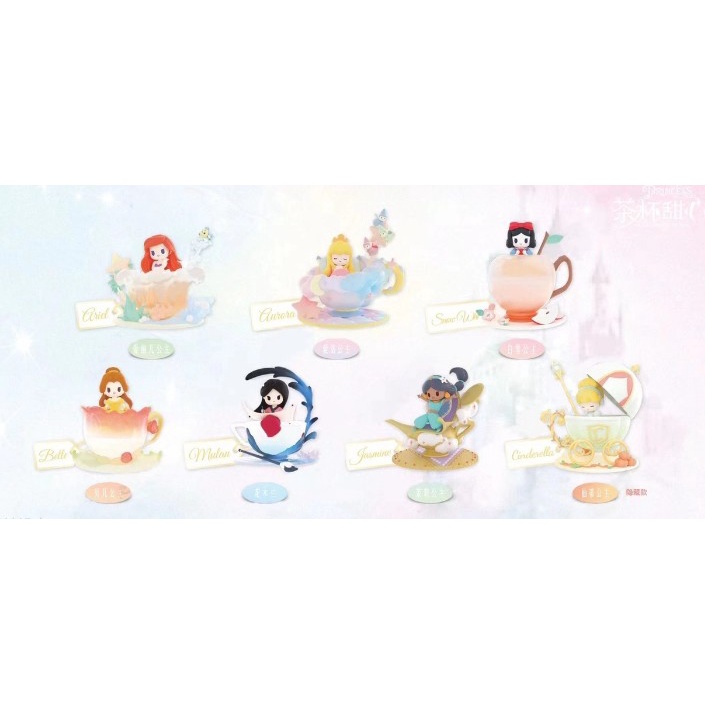 Mô Hình Búp Bê Công Chúa Disney Teacup 52TOYS
