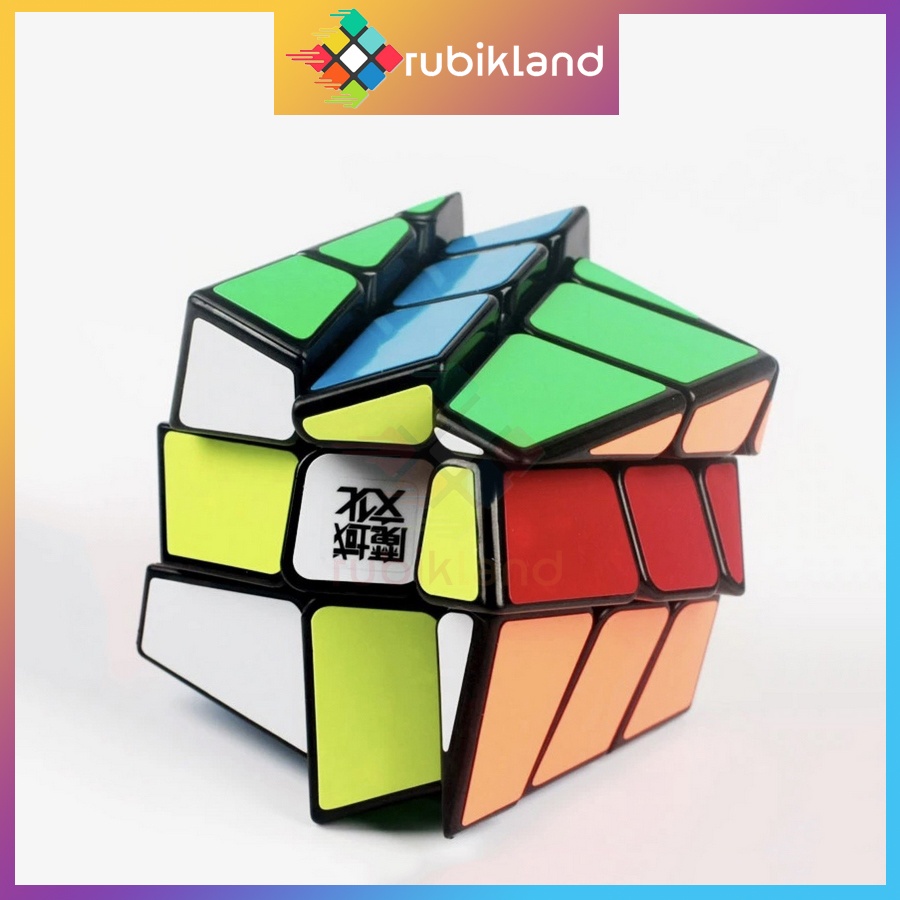 Rubik Biến Thể Moyu MeiLong MoYu Crazy Windmill Cube Rubic Viền Đen Đồ Chơi Trí Tuệ Trẻ Em