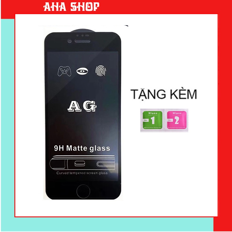 ⚡️Giá Sỉ⚡️Kính Cường lực Chống Vân Tay Full Màn Cho iphone_Miếng Dán Điện Thoại iphone - Cường Lực iphone