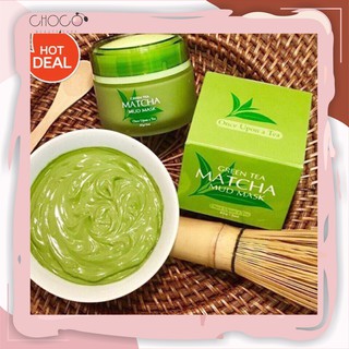 Chính hãng - Mặt nạ bùn trà xanh Matcha Laikou Mud Mask 85g