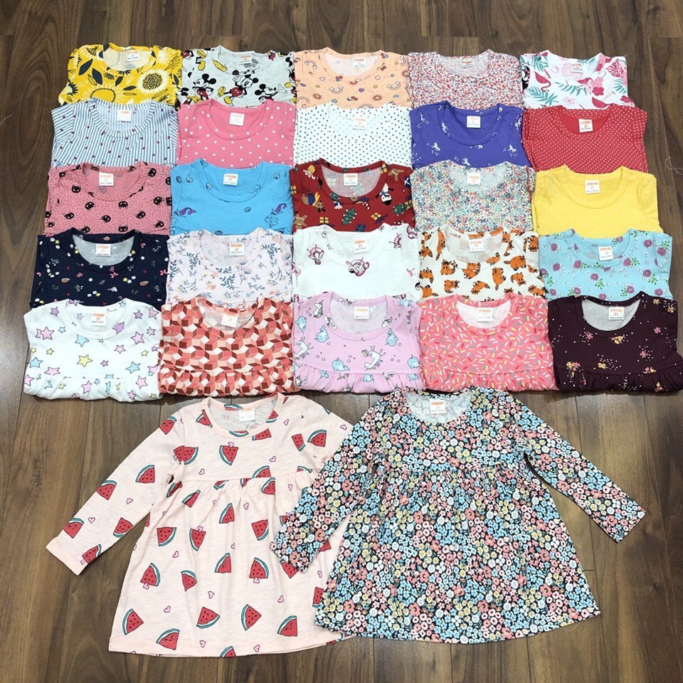 Váy cotton thu đông hàng gymboree