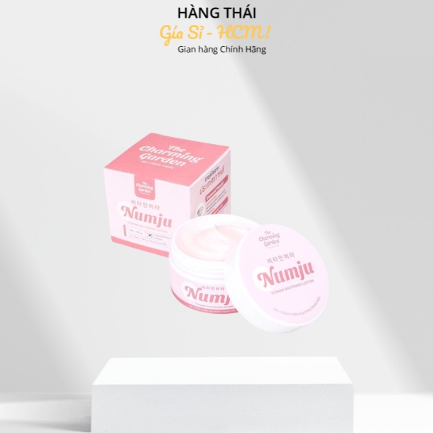 Kem bôi mờ thâm rạn khử mùi toàn thân Numju vıtamın Whitening Lotion Thái Lan