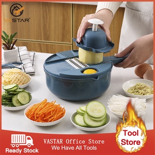 Set 12 dụng cụ cắt rau củ quả đa năng cho nhà bếp
