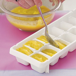 Khay đá có lắp đựng đồ ăn dặm cho bé