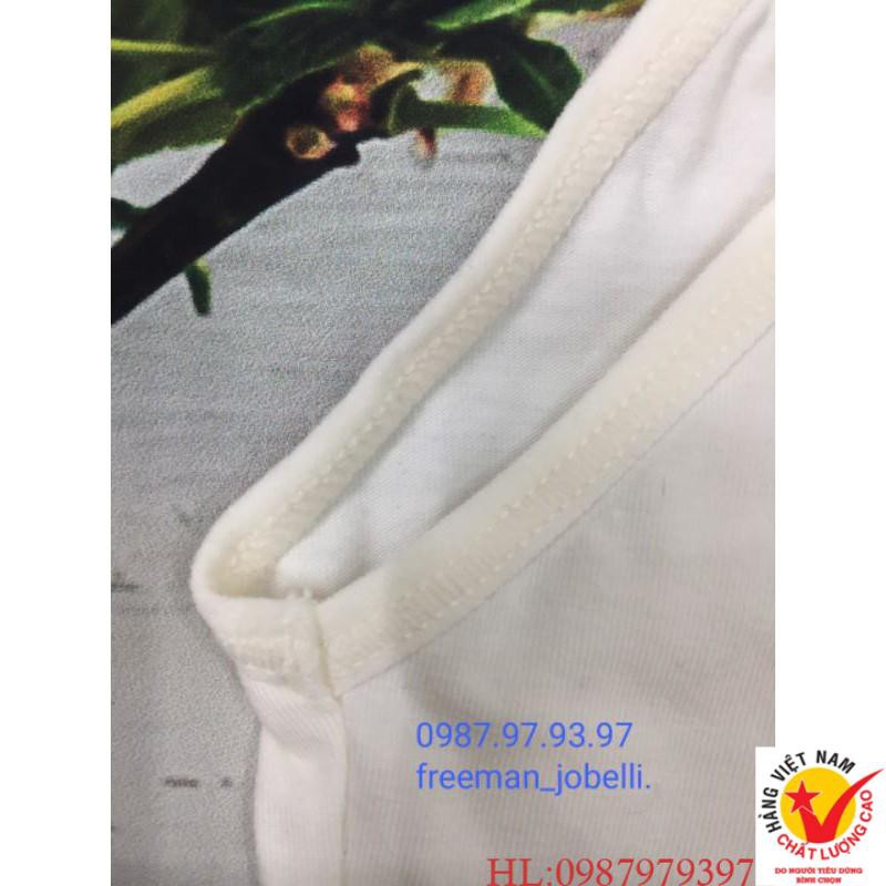 Áo lá nữ jobelli 2103 thun mềm mịn,co giãn tốt,thấm hút mồ hôi tốt