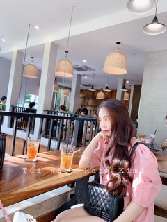 Túi đeo chéo nữ CN Boy xích đen