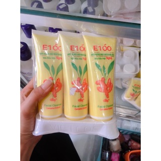 Sữa rửa mặt E100 tinh thiết bột nghệ