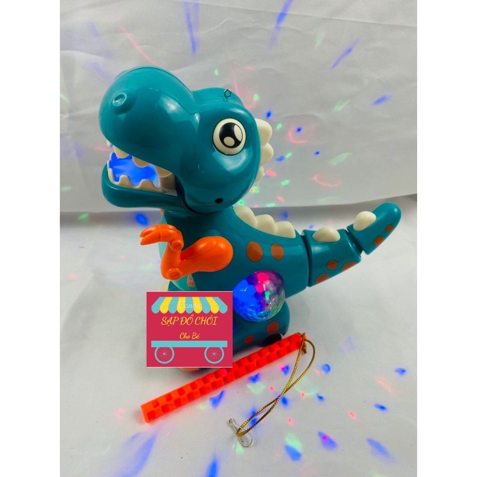 Lồng đèn Trung thu khủng long chạy pin có nhạc có đèn phát sáng