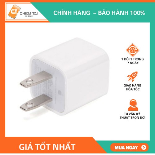 [Mã SKAMCLU9 giảm 10% đơn 100K] Cốc sạc iPhone zin máy