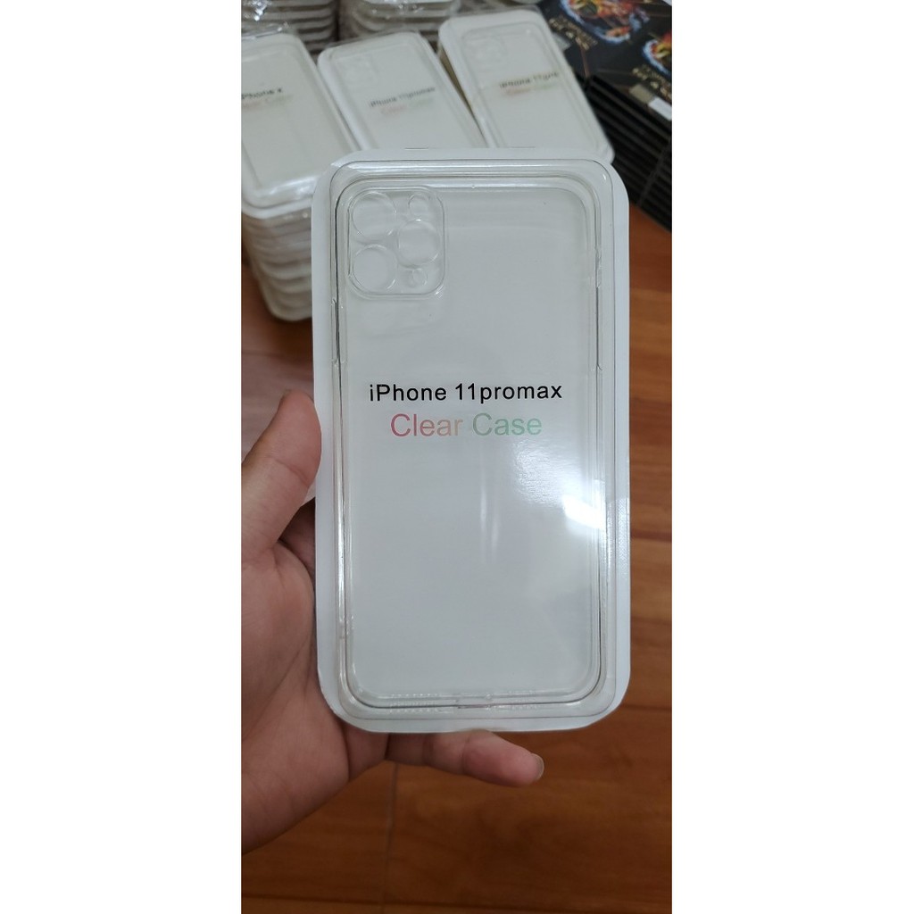 Ốp lưng silicon iPhone Clearcase dẻo, dày dặn, chống va đập cho iPhone XS/XSMax/11/11 Pro/11 Pro Max/12/12Pro/12Promax