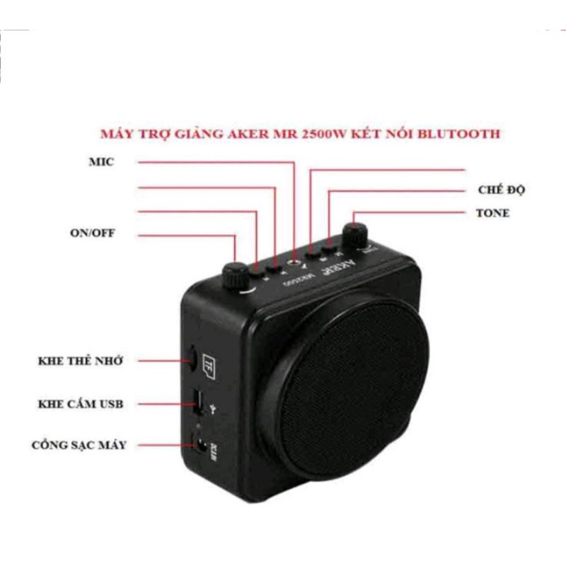 Máy trợ giảng AKER MR 2500 không dây