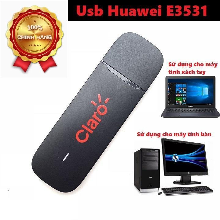 USB DCOM 4G HUAWEI E3531 Phiên bản 4G cao cấp- tốc độ nhanh kết nối là chạy