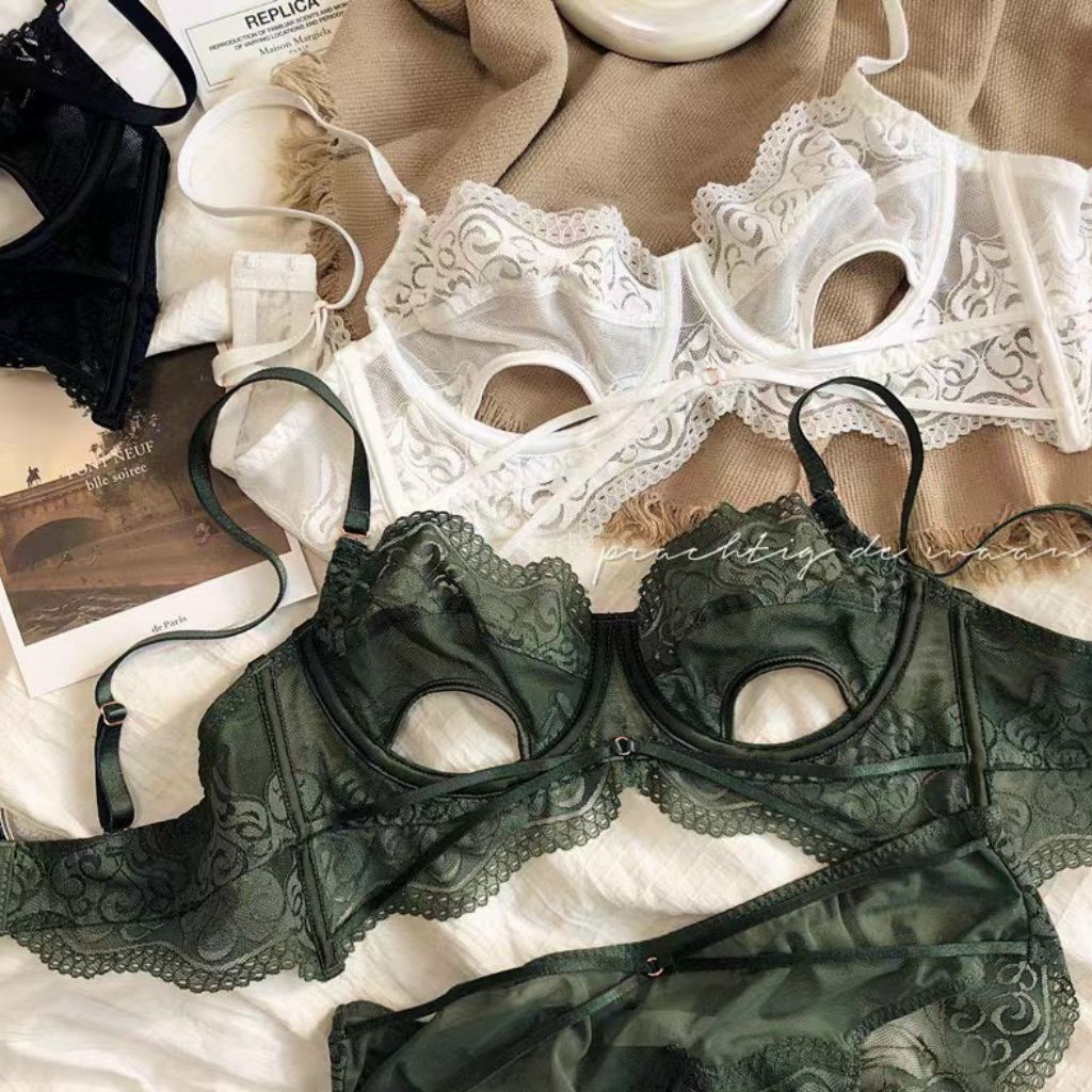 Set Đồ Lót Nữ Ren Sexy Không Mút Hàng Cao Cấp S11