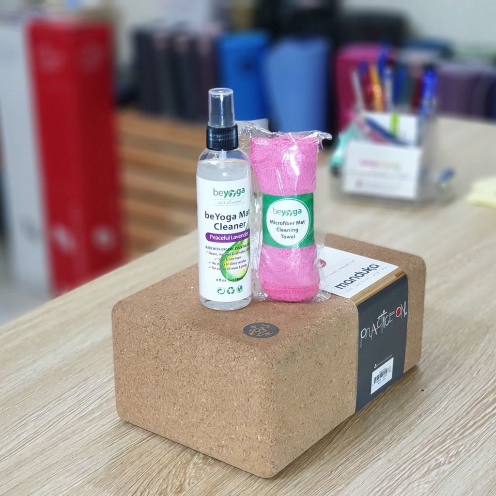 Nước Vệ Sinh Thảm Yoga, Chất làm sạch thảm Yoga, tinh dầu Oải hương, hãng beYoga Đài Loan