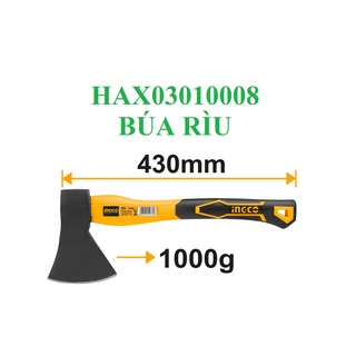 HAX03010008 Búa rìu cứu  hộ 1000g hiệu Ingco