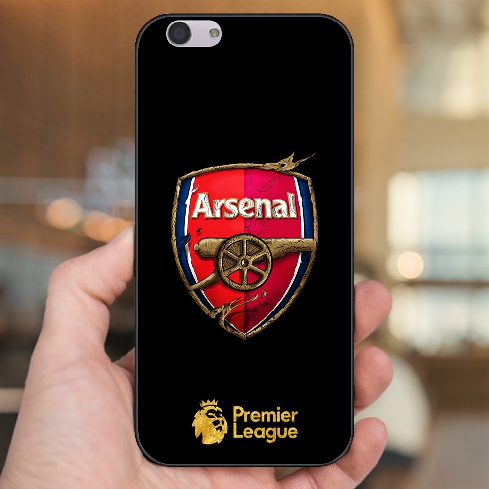 Ốp lưng Oppo F1s, F3, F3 Plus viền đen in hình Arsenal FC