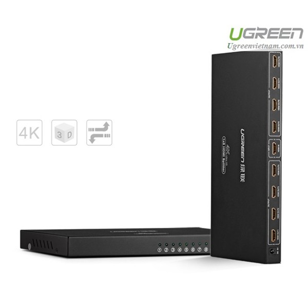 Bộ chia HDMI 1 ra 8 chính hãng Ugreen 40203 [Free ship]