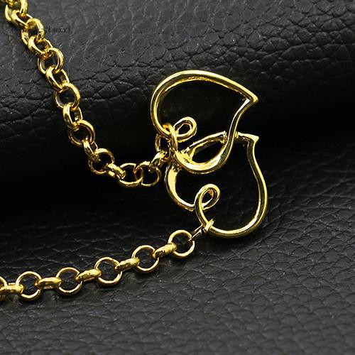 Lắc chân 2 trái tim nữ tính phong cách thời trang | BigBuy360 - bigbuy360.vn