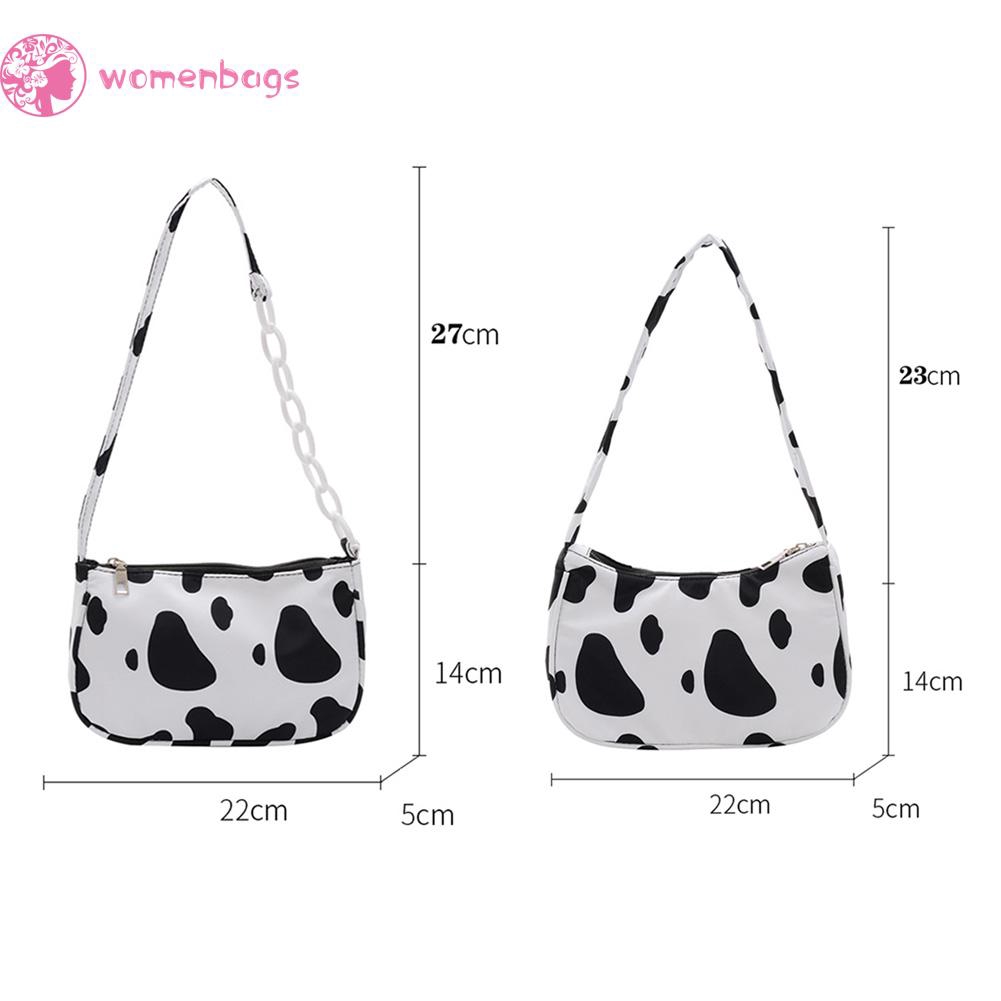 Túi Xách Nữ Đeo Vai In Họa Tiết Bò Sữa Thời  | BigBuy360 - bigbuy360.vn