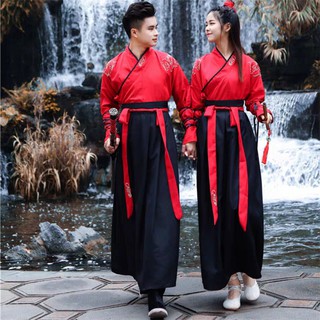 (CÓ SẴN) Hán Phục Cách Tân Nam Nữ Trang Phục Cổ Trang Nam Nữ Phong Cách Hiệp Sĩ Kiếm Sĩ