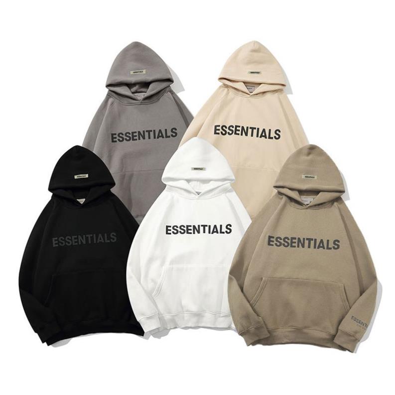 áo hoodie nữ, áo hoodie có mũ in chữ essend 3 màu năng động phong cách hàn quốc