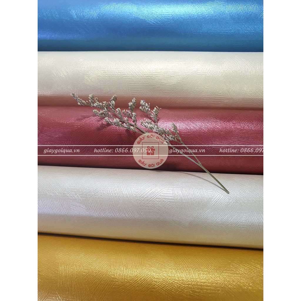 Combo 5 tờ giấy gói quà cao cấp sợi len kích thước 50x75cm - Giấy bọc quà cao cấp CC25