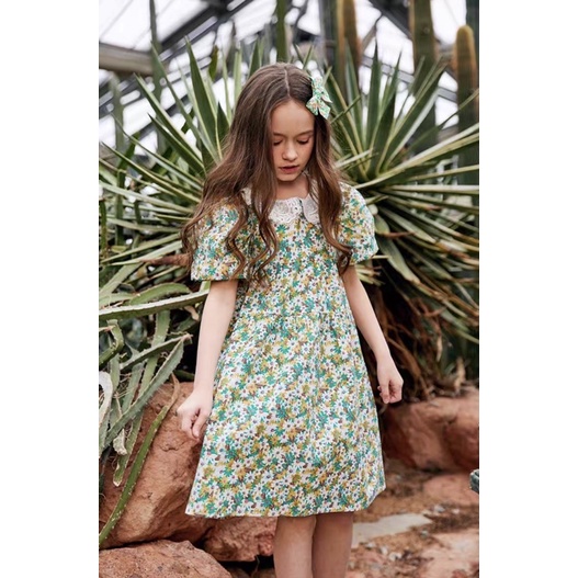 Đầm Melisa hoa nhí xuất Hàn cho bé gái