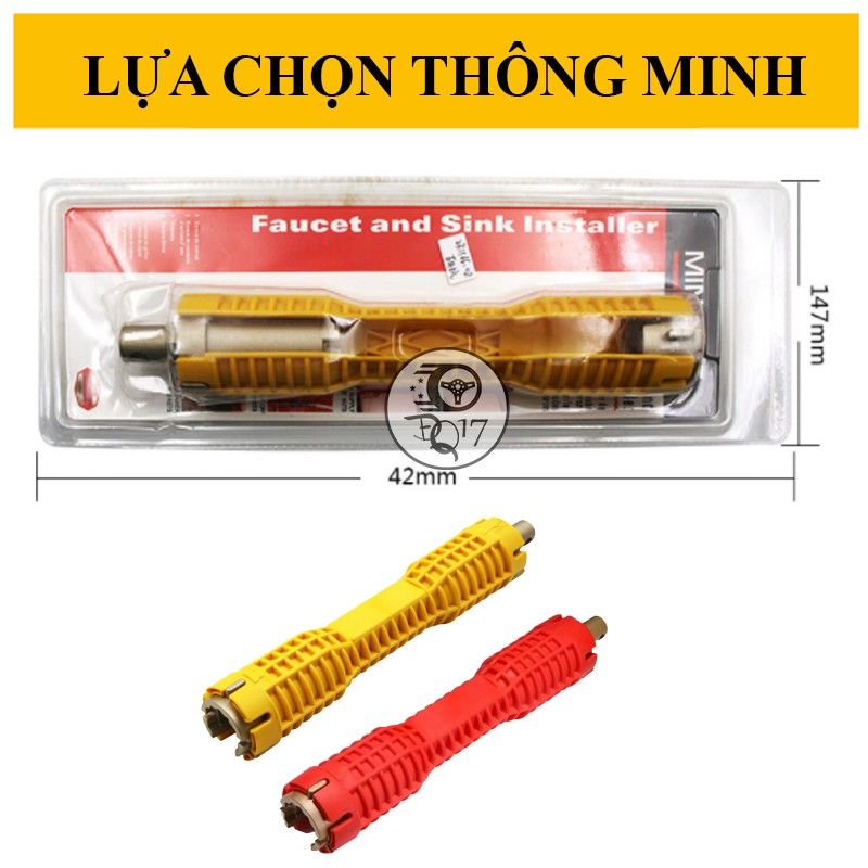 [ DỤNG CỤ THÁO VẶN VÒI ỐNG NƯỚC ĐA NĂNG ] - HÀNG THẬT NHƯ HÌNH - CỜ LÊ VẶN DÂY CẤP NƯỚC TIỆN LỢI